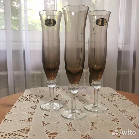 Хрустальные фужеры 