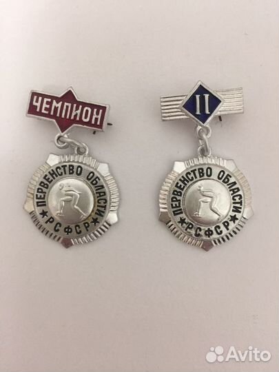 Значки спортивные СССР