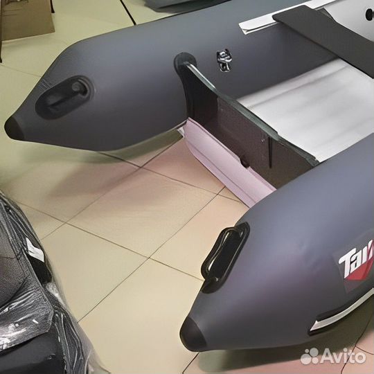 Лодка пвх Таймень LX 3400 ск Графит/светло-серый