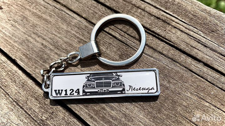 Именной брелок с гос номером авто