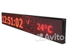 LED экран часы