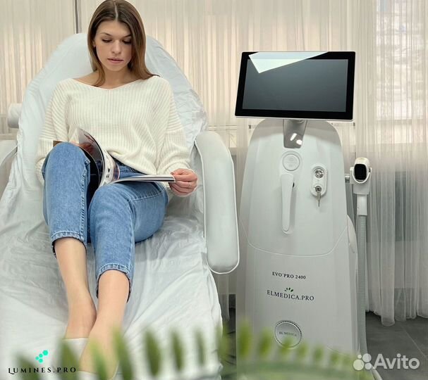 Диодный лазер для эпиляции Lumines-M макспро 2000 Вт