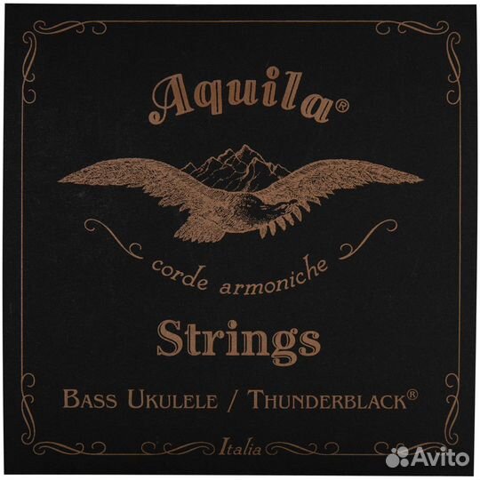 Струны для бас укулеле Aquila Thunderblack 140U