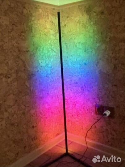 RGB торшер угловой светильник