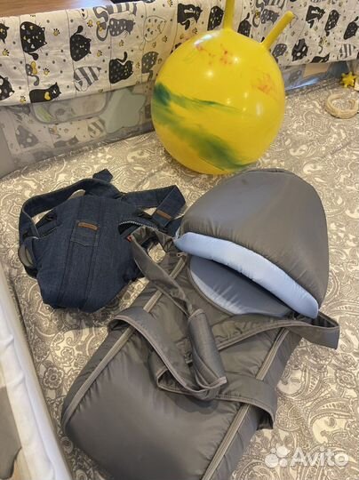 Переноска, кенгуру babybjorn, мяч для грудничка