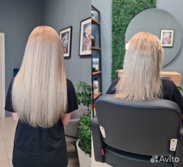 Наращивание волос, снятие, коррекция, капсуляция