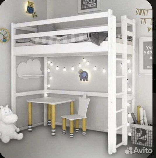 Детская кровать чердак
