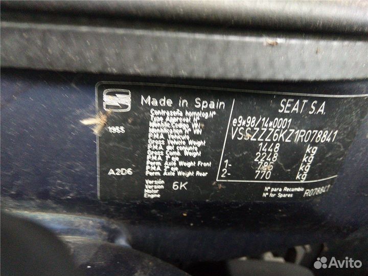 Разбор на запчасти Seat Ibiza 2