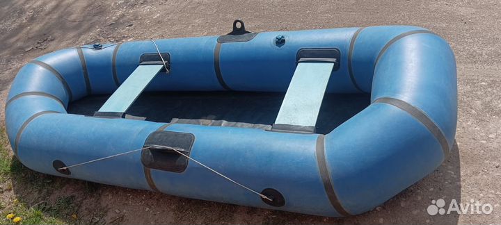 Лодка надувная двухместная бу