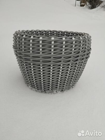 Кашпо из ротанга от 12литров и больше