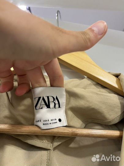 Плащ тренч zara