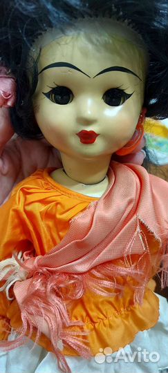 Кукла Цыганка СССР, прессопилки, Ивановская ф-ка