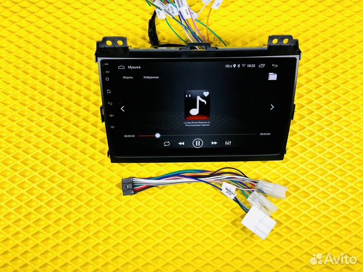 Магнитола штатная на android Toyota Prado 120