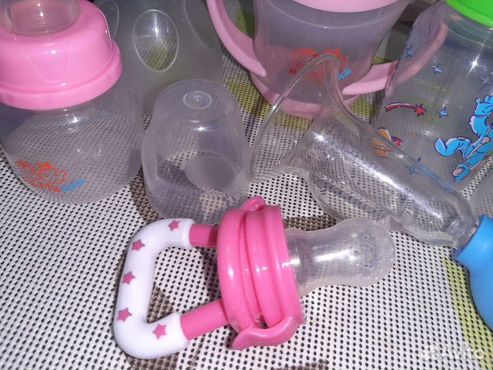 Ниблер, бутылочки, поильник, круг для