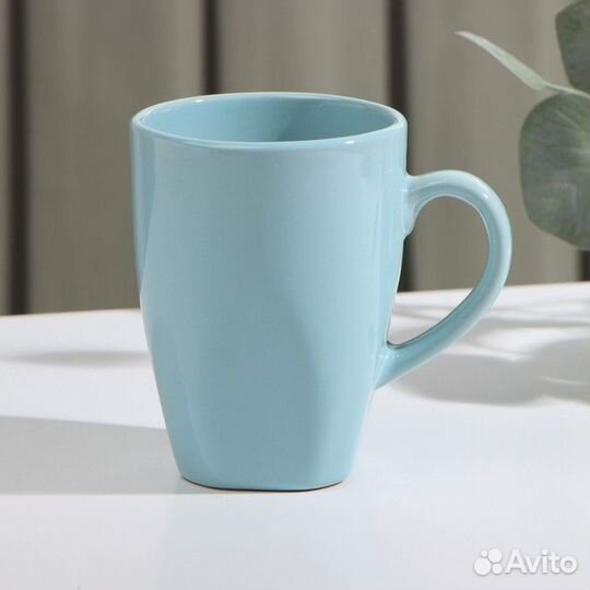 Кружка керамическая Доляна «Пастель», 280 мл, цвет