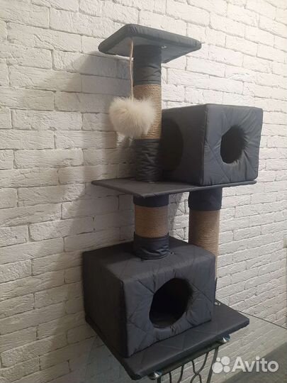 Домик для кошки, когтеточка