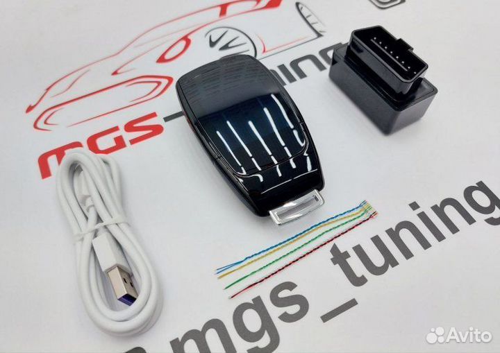 Смарт ключ Audi дизайн Mercedes черный