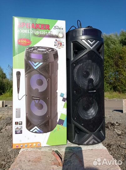 Большая мощная блютуз колонка