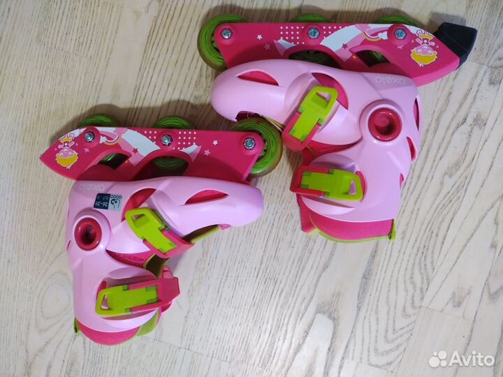 Ролики для девочки, 26-28 размер