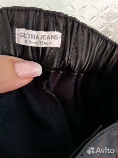 Кожаные шорты для девочки