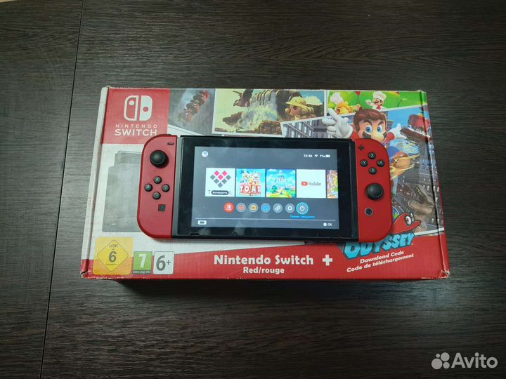 Прошитая игровая приставка nintendo switch