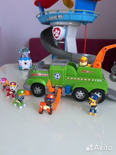 Paw patrol мусоровоз + база в подарок