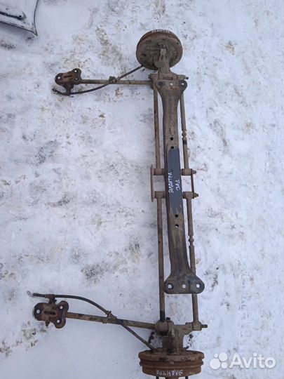 Задняя балка на hyundai elantra xd 1.6