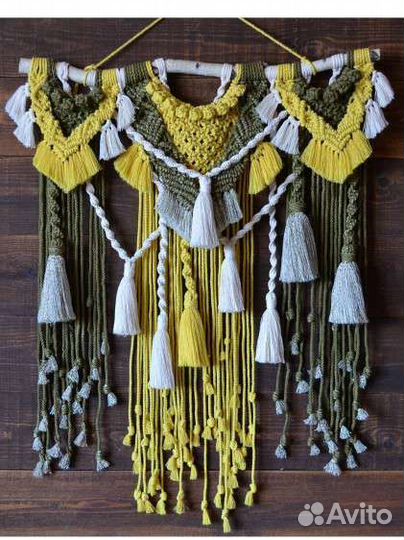 Настенное панно макраме