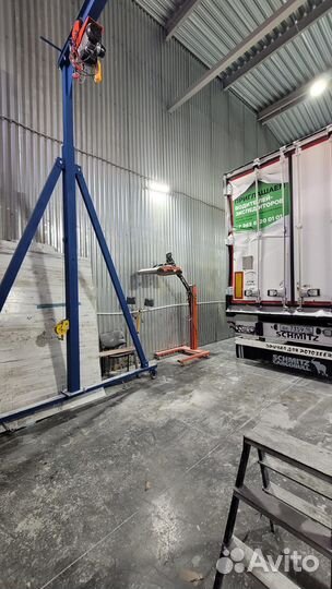 Мобильный козловой кран