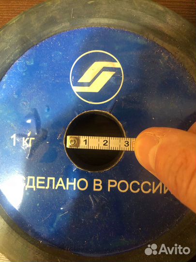 Блины для гантелей 1 кг