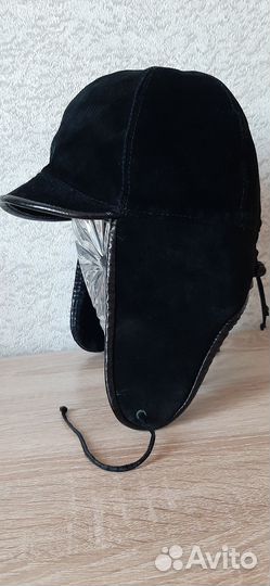 Шапка зимняя женская(натуральная замша)р.54-56
