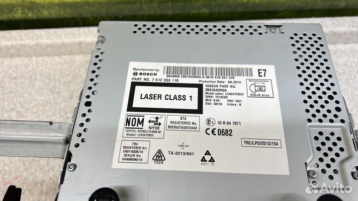 Штатная автомагнитола Nissan