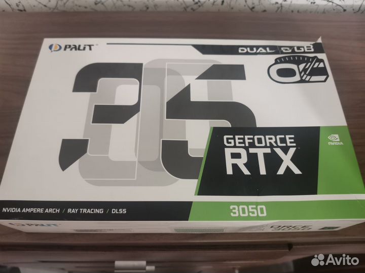 Продам видеокарту Palit geforce RTX3050, 8 Gb