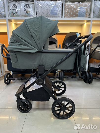 Коляска Peppy Monaco 2в1 2024 Oliva Green