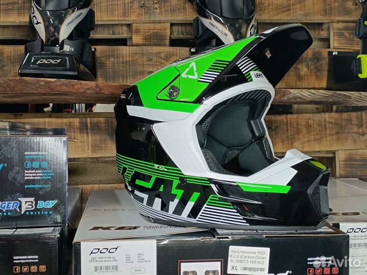 Кроссовый шлем Leatt Moto 3,5 Helmet, Black