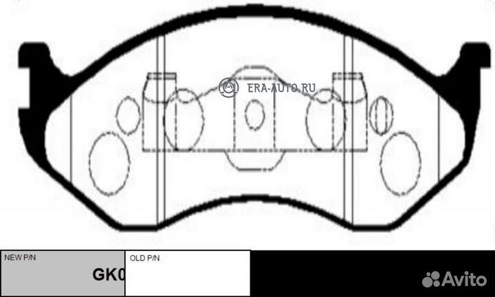 CTR GK0518 Колодки тормозные jeep cherokee перед