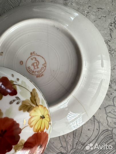 Блюдце от чайной пары СССР