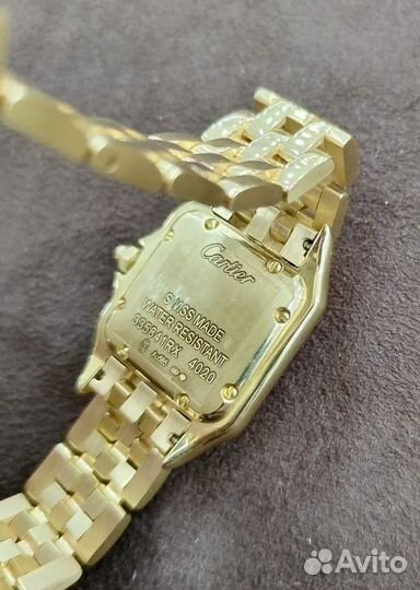 Золотые часы женские cartier Panthere