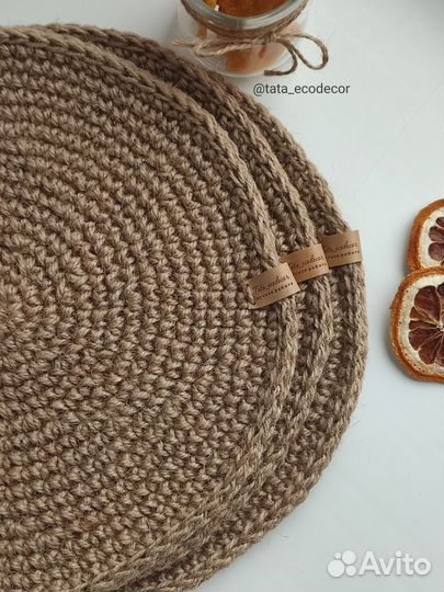 Салфетки из джута