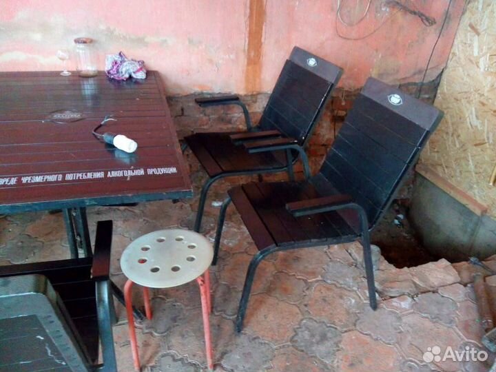 Обеденная группа для дачи или уличного кафе