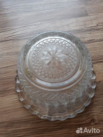 Хрустальная конфетница с крышкой СССР