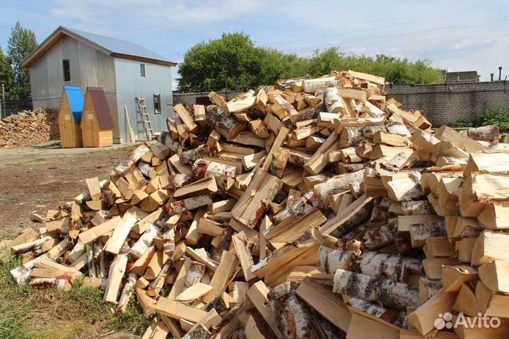 Дрова из березы колотые