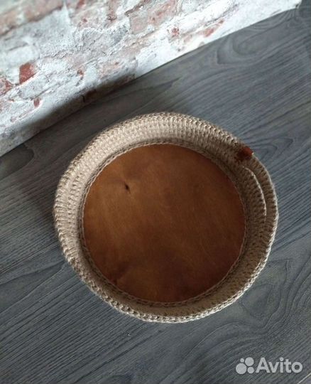 Поднос из джута