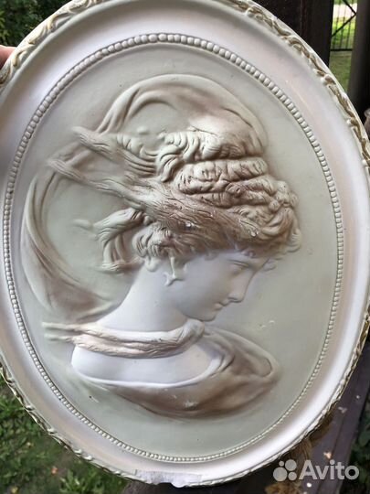 Панно Камея античный барельеф 1982г СССР