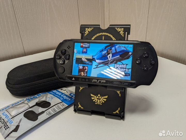 Sony PSP е1008 16гб + 25 игр