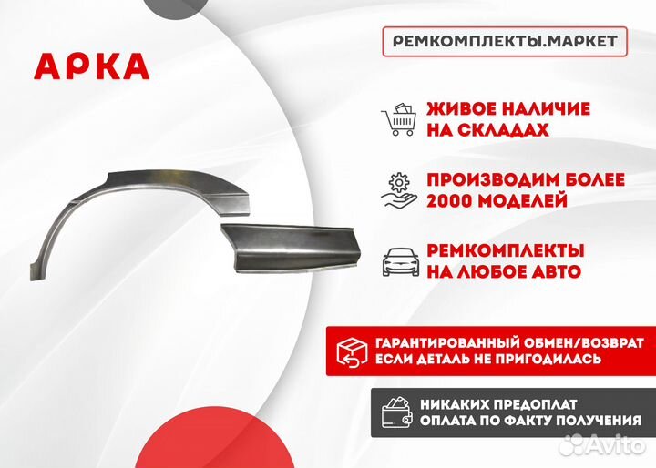 Кузовная арка Tahoe правая