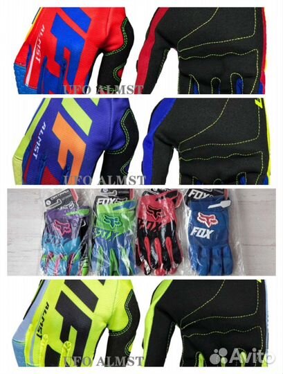 Мото перчатки fox новые