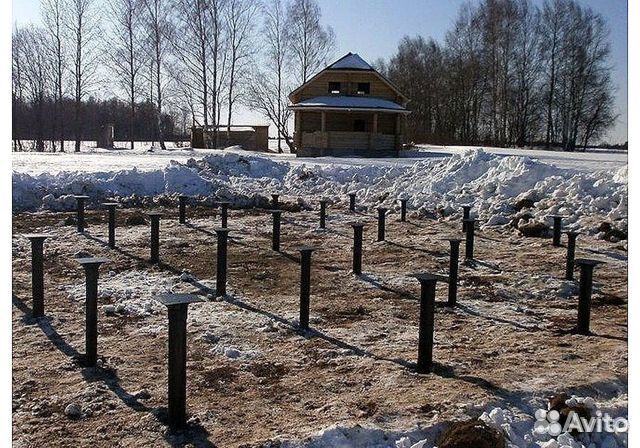 Винтовые сваи, свайный фундамент