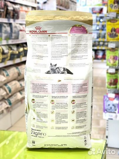 Royal Canin Kitten British Shorthair корм д/к 2 кг