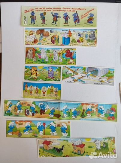 Вкладыши киндер-1